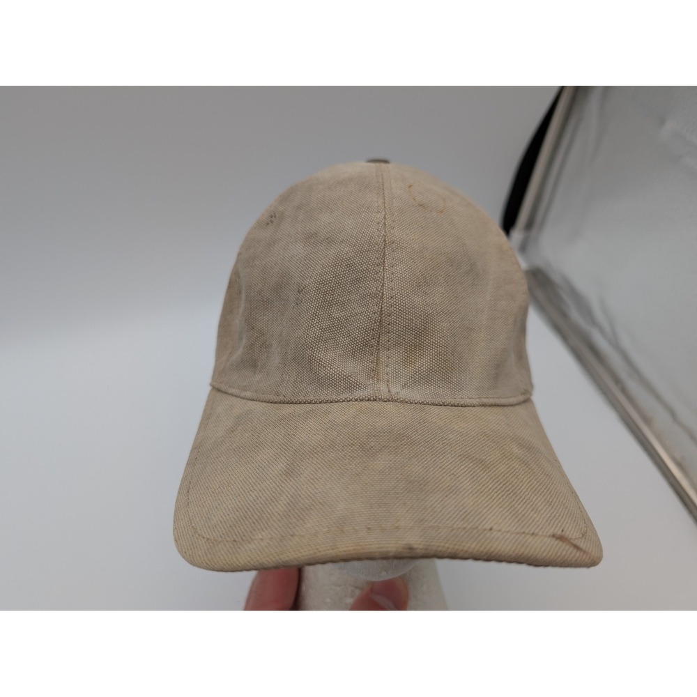 The Real Deal Brazil Recycled Tarp Baseball Tan Adjustable Distressed Strap Hat